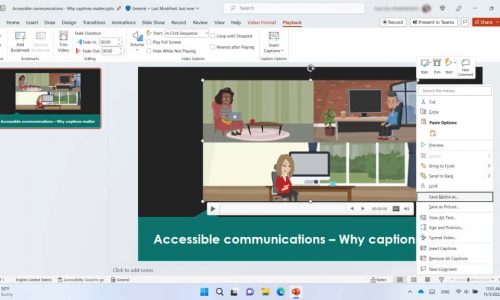 PowerPoint will soon allow you to save media with closed captions